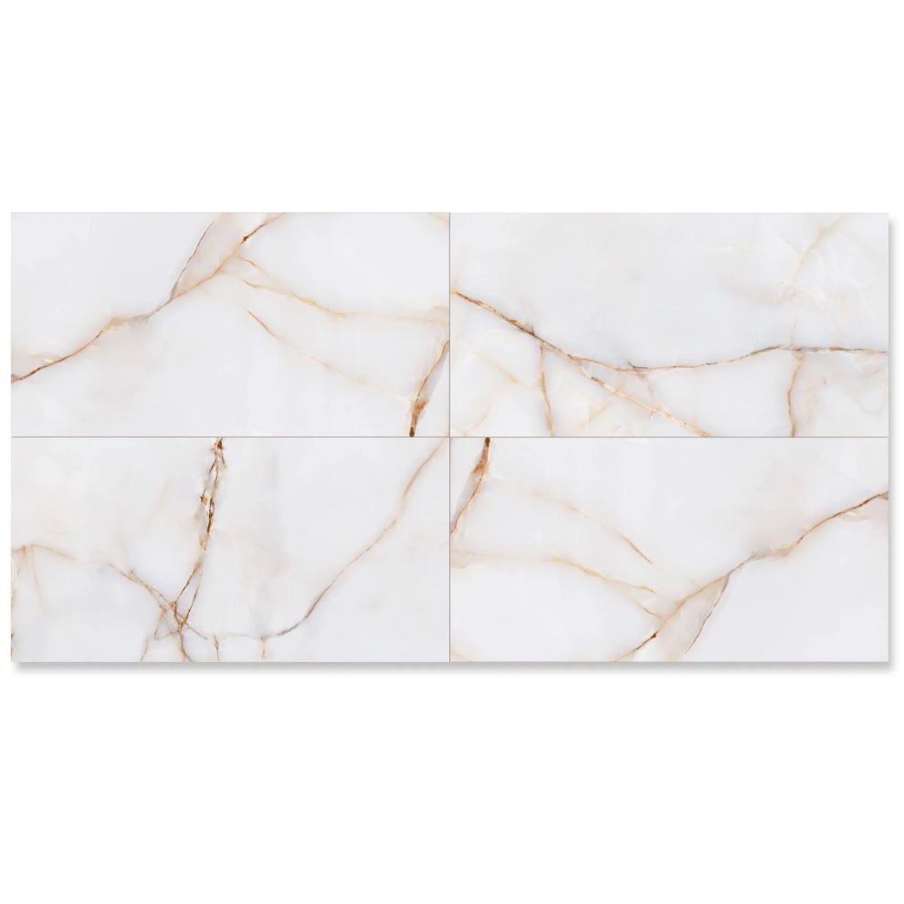 Petra Gold Onyx Matt Wall&Floor Porcelain Tile-1200x600mm