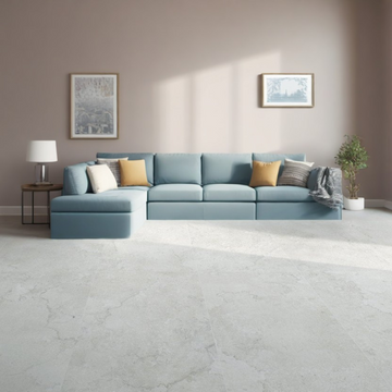 Portland Blanco Matt Wall&Floor Porcelain Tile-600x600mm