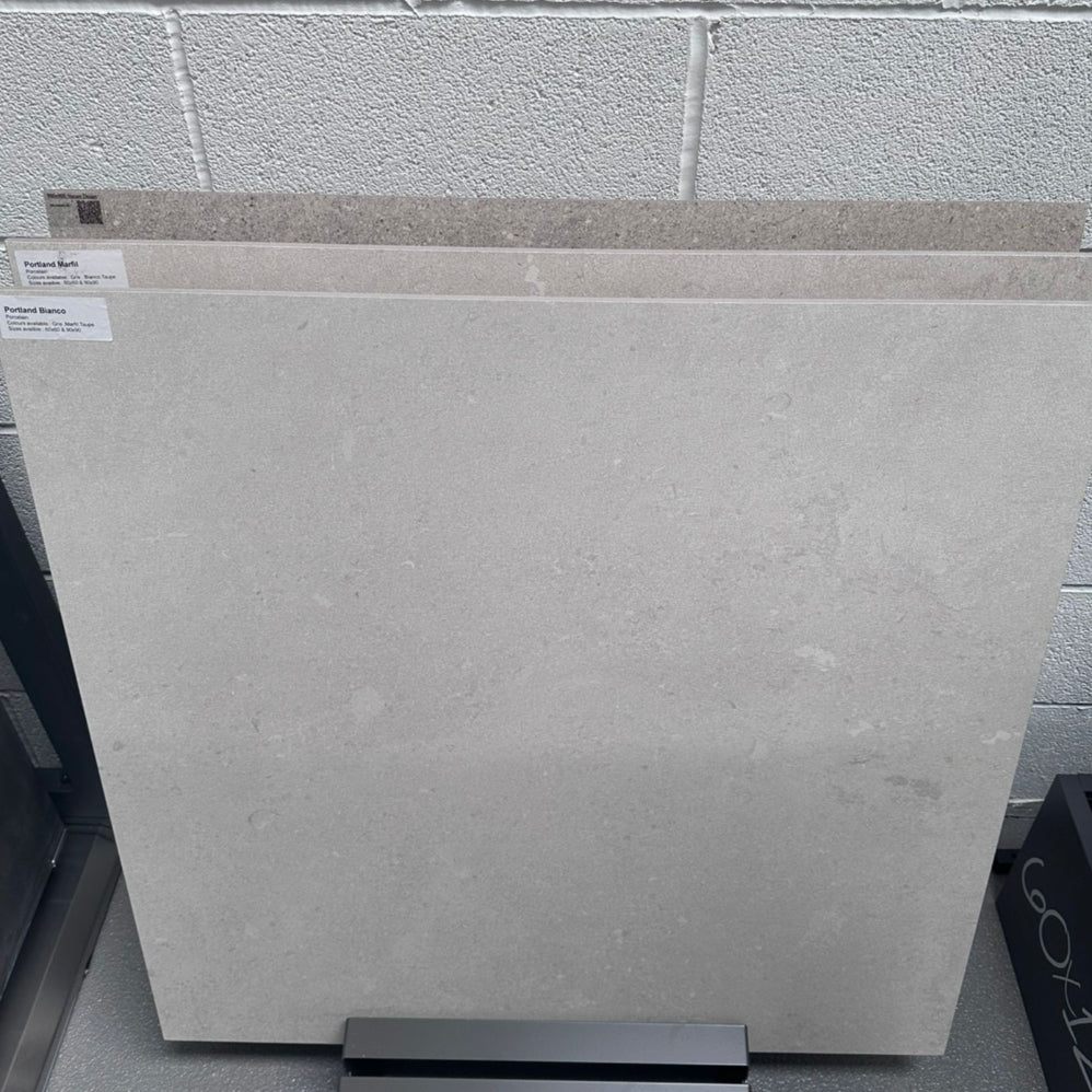 Portland Blanco Matt Wall&Floor Porcelain Tile-600x600mm