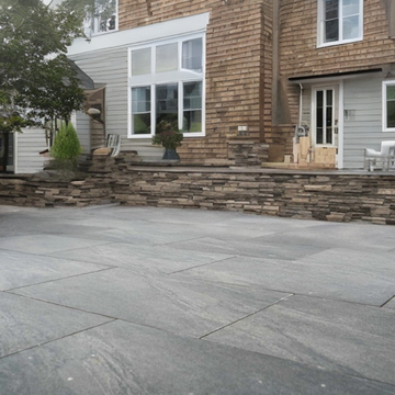 Rhodes Anthracite Bullnose Coping Steps 900x450x20 mm
