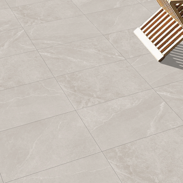 Rock Off White Outdoor Porcelain Paving Slabs - 900x600x20 mm