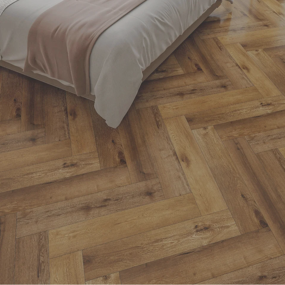 Rosa Oak Herringbone SPC Luxury Click Vinyl Flooring-750x150 mm