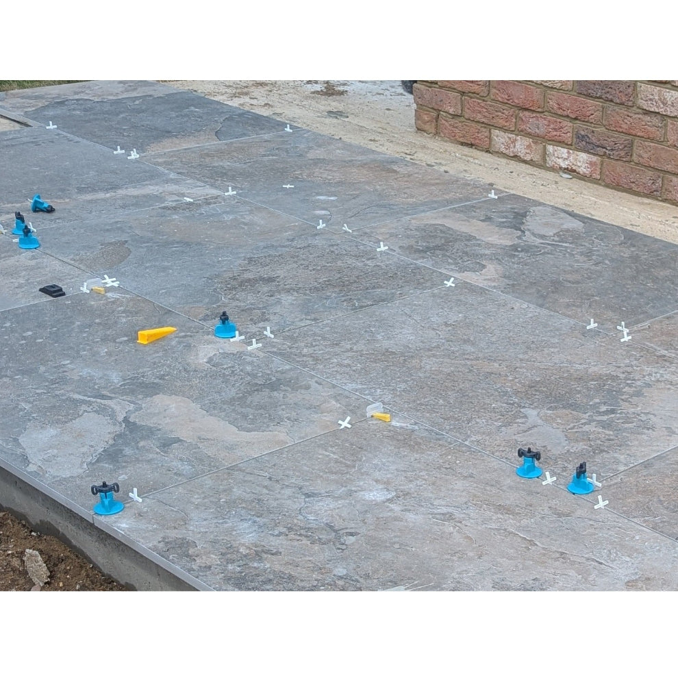 Slate Natural Outdoor Porcelain Paving Slabs - 900x600x20 mm