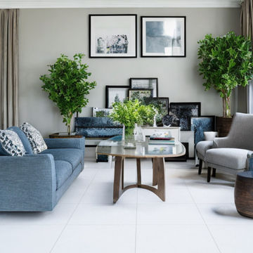 Solid White Matt Indoor Wall&Floor Porcelain Tile - 600x600mm