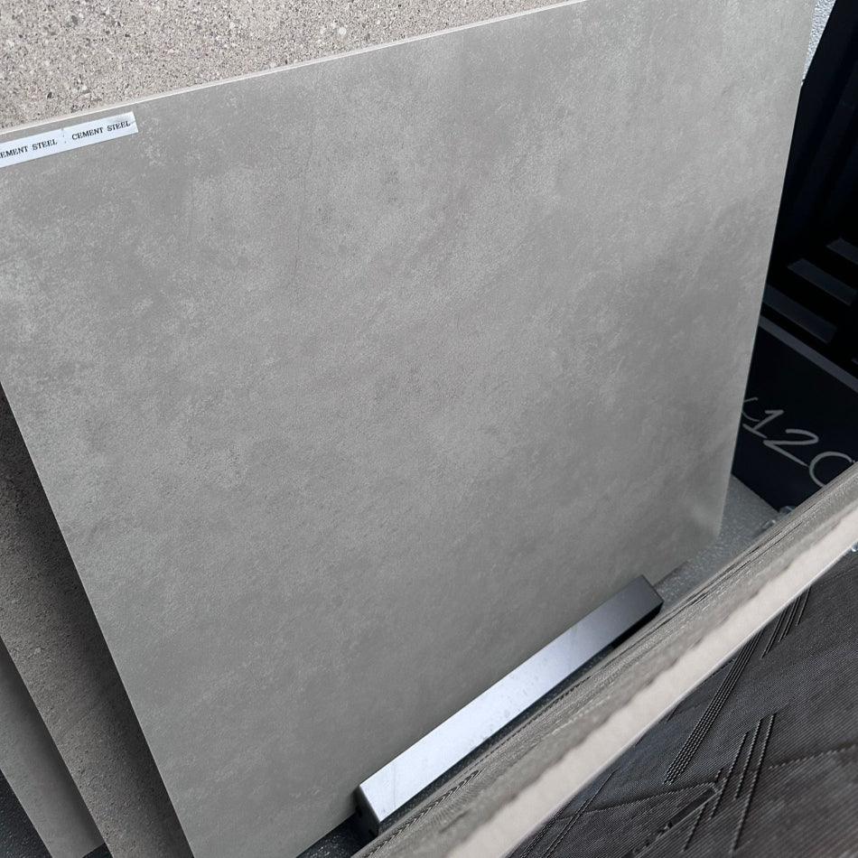 Steel Matt Indoor Wall&Floor Porcelain Tile-800x800mm