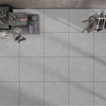 Steel Matt Indoor Wall&Floor Porcelain Tile-800x800mm