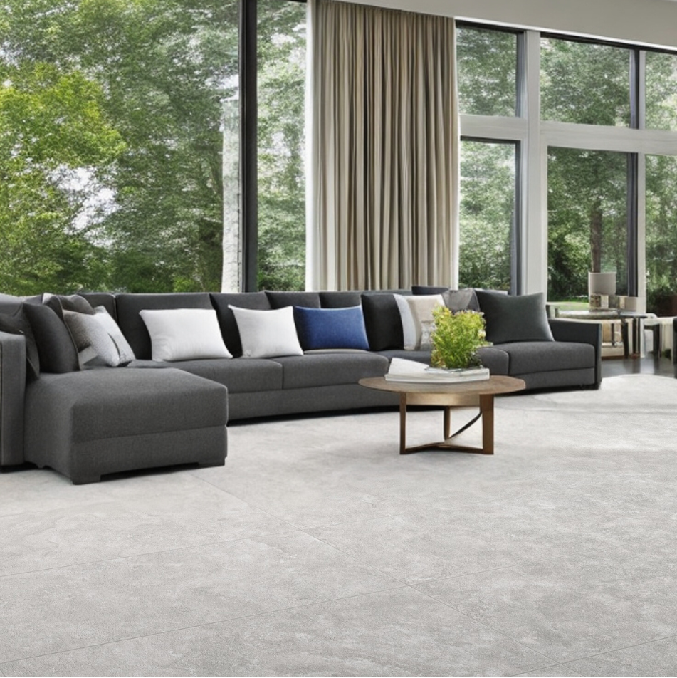Tivoli Bianco Matt Indoor Wall&Floor Porcelain Tile - 600x600mm