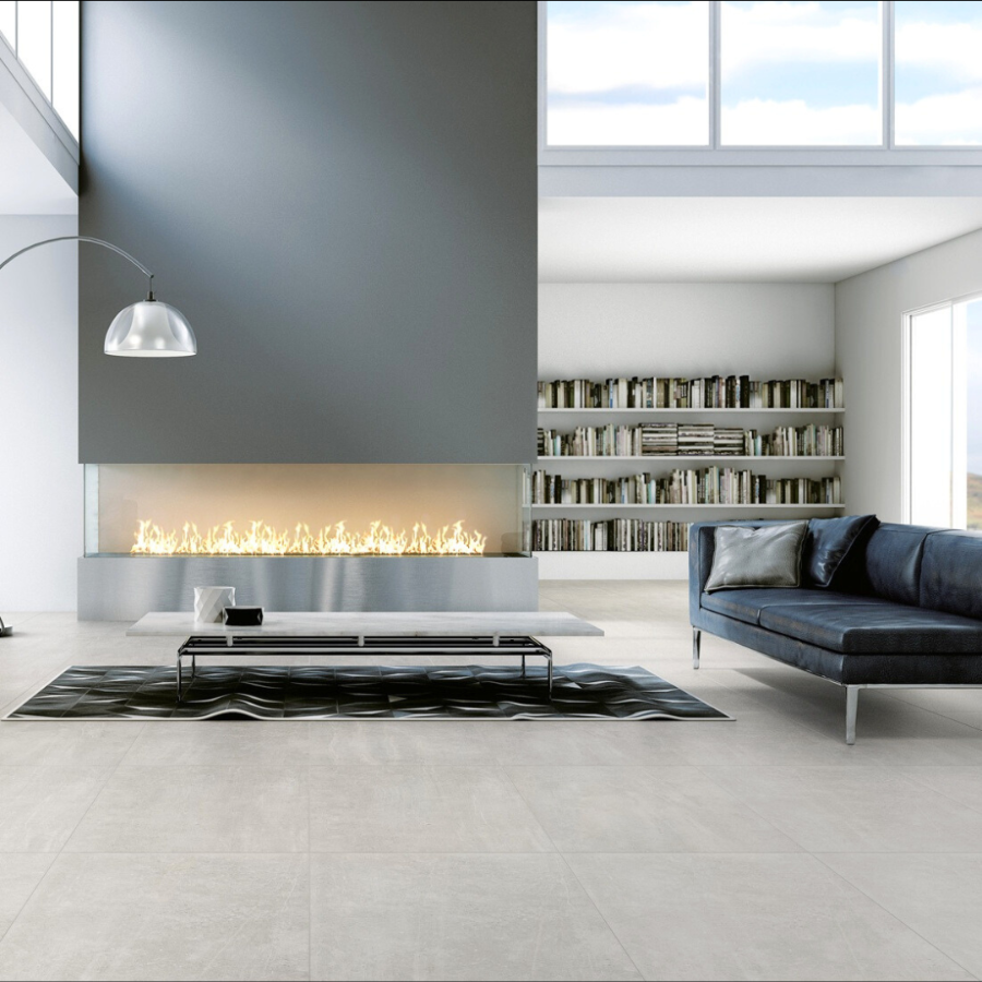 Town Grey Matt Italian Porcelain Tile- 600x300mm
