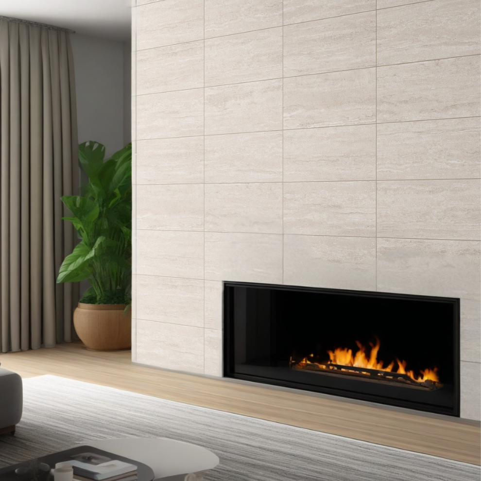 Travertine Crema Matt Wall&Floor Porcelain Tile-1200x600mm