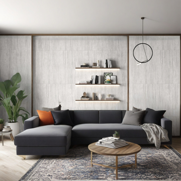Travertine Bianco Matt Wall&Floor Porcelain Tile-1200x600mm