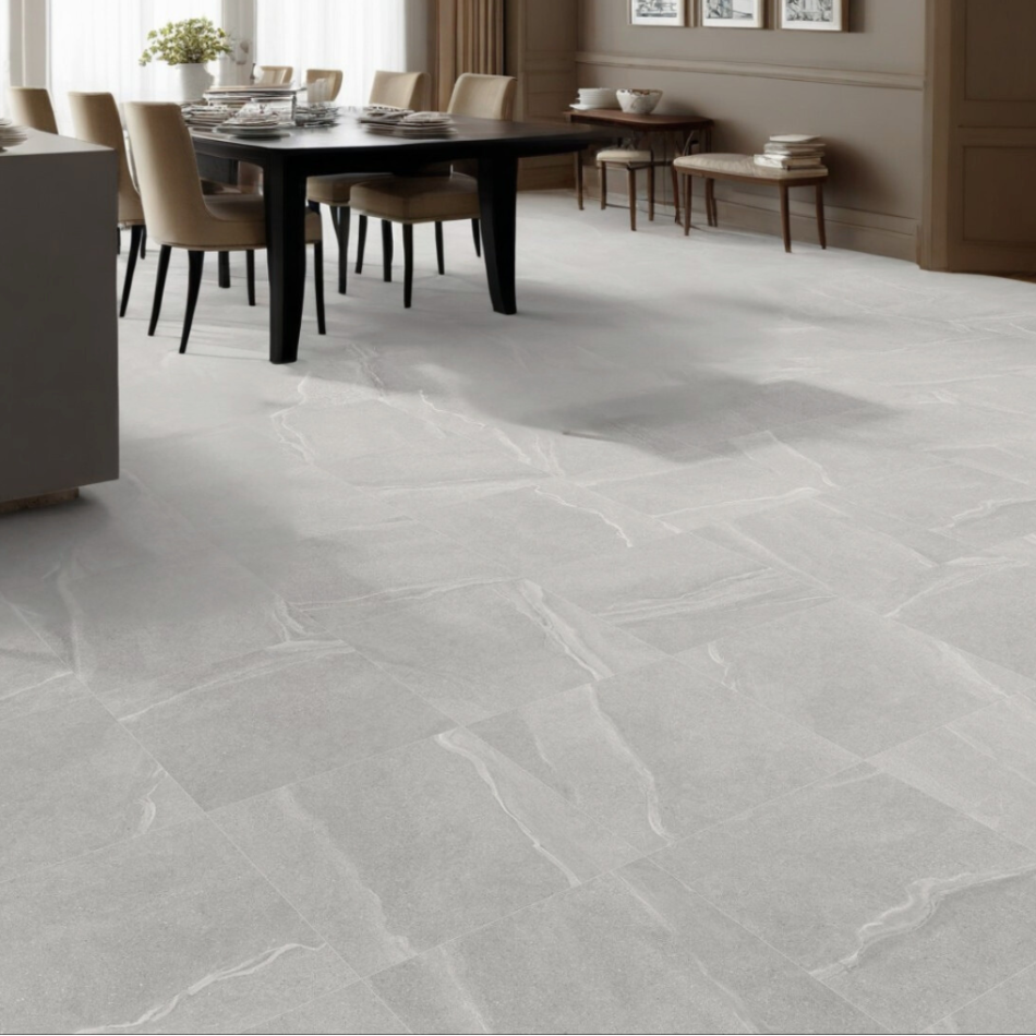 Zamora Grey Wall&Floor Porcelain Tile-600x600mm