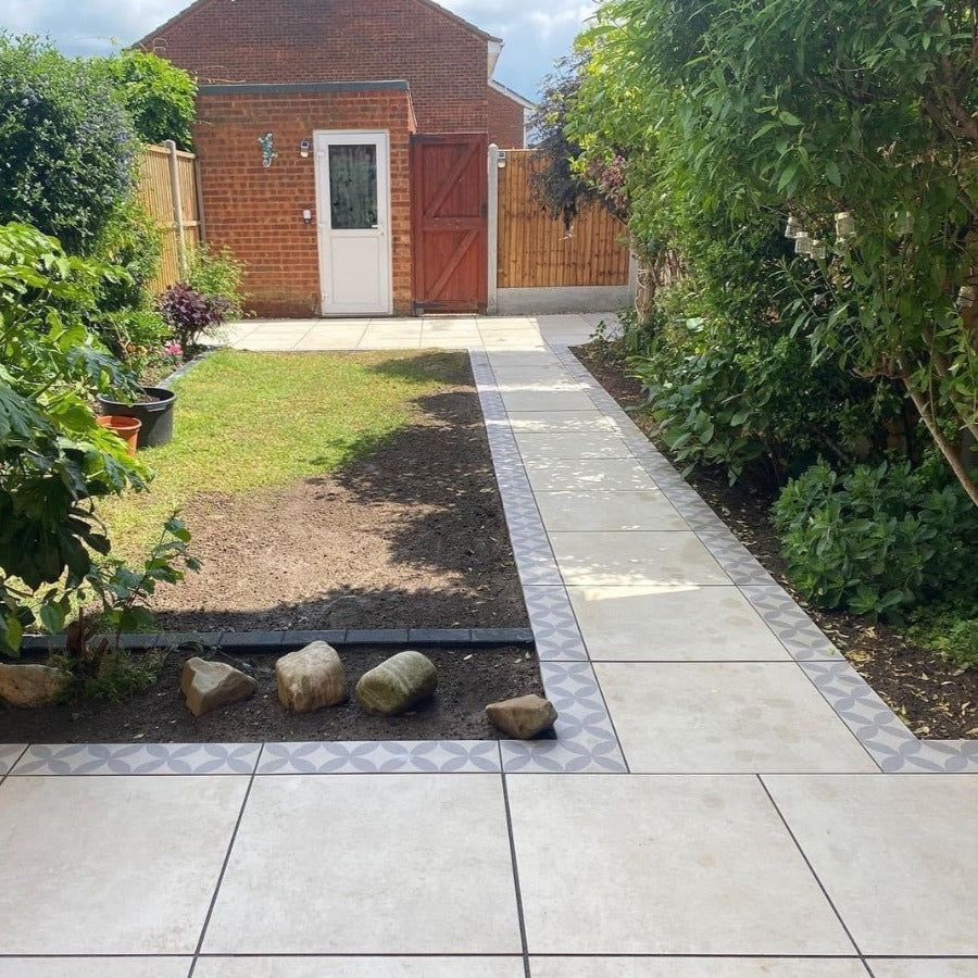 600x600x20 mm Cemento Ivory Outdoor Porcelain Paving Slabs 