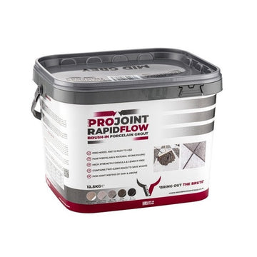 ProJoint RapidFlow Brush-In Porcelain Paving Grout 12.5kg (BUFF)