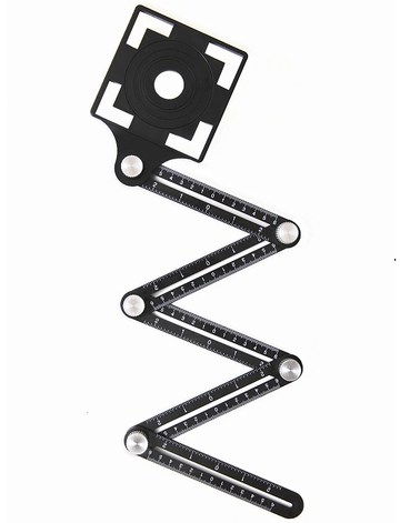 Adjustable Ceramic Tile Hole Locator-Folding Ruler