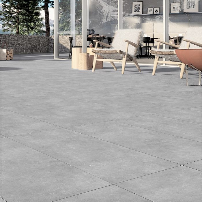 Cemento Anthracite Outdoor Porcelain Paving Slabs - 1200X600x20 mm