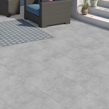 Cemento Grey Outdoor Porcelain Paving Slabs - 600x600x20 mm