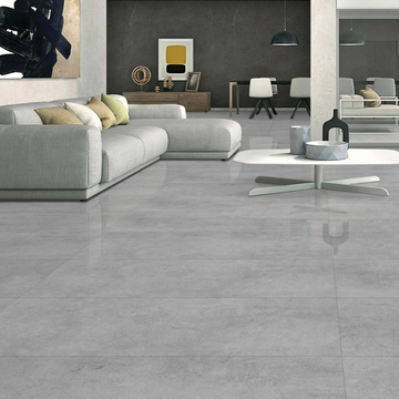 Cemento Grey Semi Polished Indoor Wall&Floor Porcelain Tile-1200x600mm