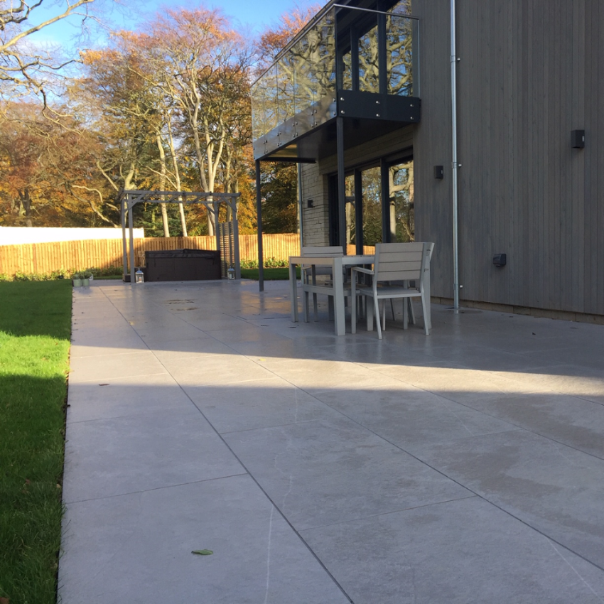 Cool Gris Outdoor Porcelain Paving Slabs - 1200X600x20 mm
