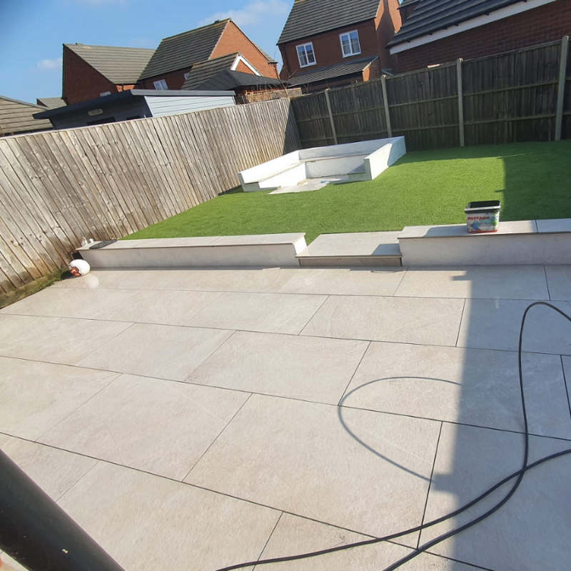 Cool Sand Outdoor Porcelain Paving Slabs - 1200X600x20 mm