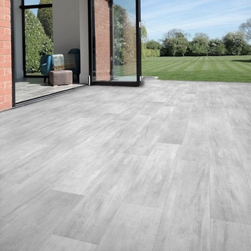 Grey wood effect shop tiles