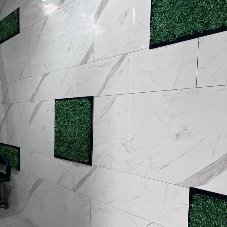 XXL Navona Calacatta Polished Indoor Wall&Floor Porcelain Tile-1200x600mm