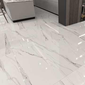 Navona Calacatta Polished Indoor Wall&Floor Porcelain Tile-1200x600mm