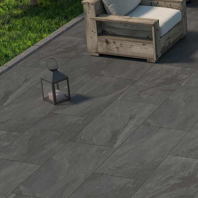Nova Anthracite Bullnose Full Coping Steps 900x300x20 mm