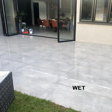 Padova Ice Grey Outdoor Porcelain Paving Slabs - 1200x600x20 mm