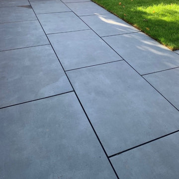 River Ash Outdoor Porcelain Paving Slabs - 900x600x20 mm