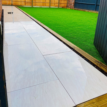 Tasos Cream Outdoor Porcelain Paving Slabs - 600x600x20 mm