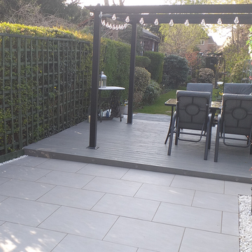 Tasos Gris Outdoor Porcelain Paving Slabs - 600x600x20 mm