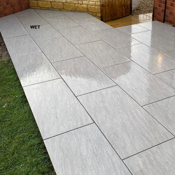 Tasos Gris Outdoor Porcelain Paving Slabs - 900x450x20 mm