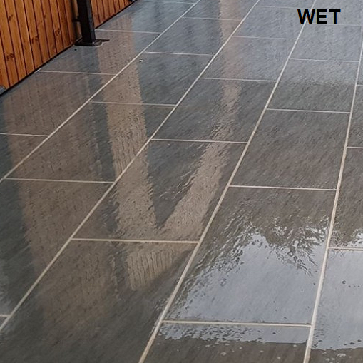 Tasos Nero Outdoor Porcelain Paving Slabs - 900x450x20 mm