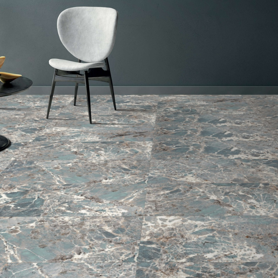 XXL Turquoise Polished Indoor Wall&Floor Porcelain Tile-1200x600mm