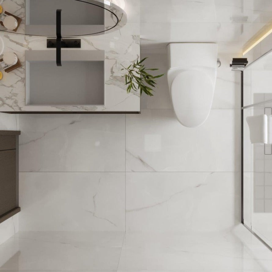 Venice Grey Polished Indoor Wall&Floor Porcelain Tile-1200x600mm
