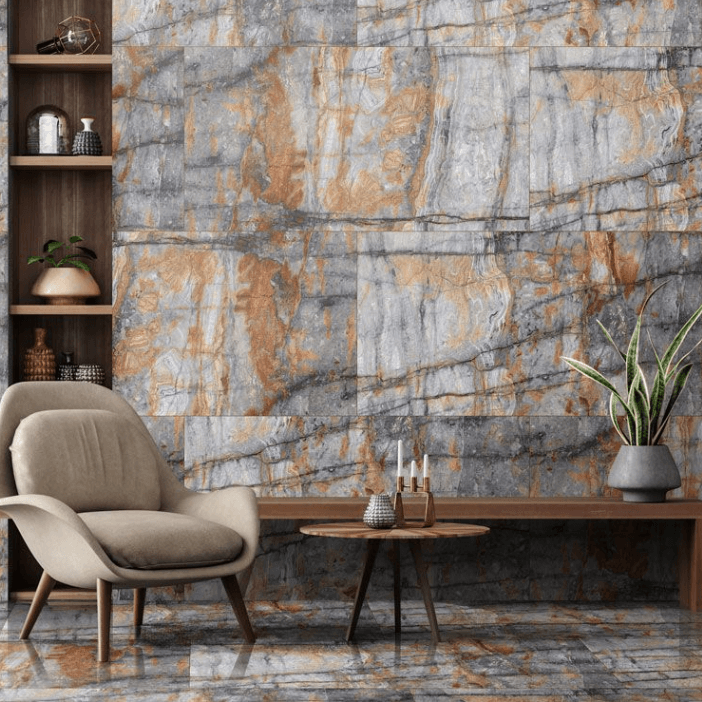 XXL Amalfi Golden Polished Indoor Wall&Floor Porcelain Tile-1200x600mm