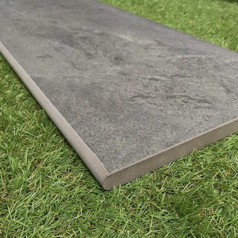 Nova Anthracite Bullnose Full Coping Steps 900x300x20 mm